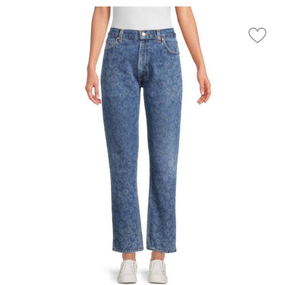 Re/done Levi Daisy Denim Size 26